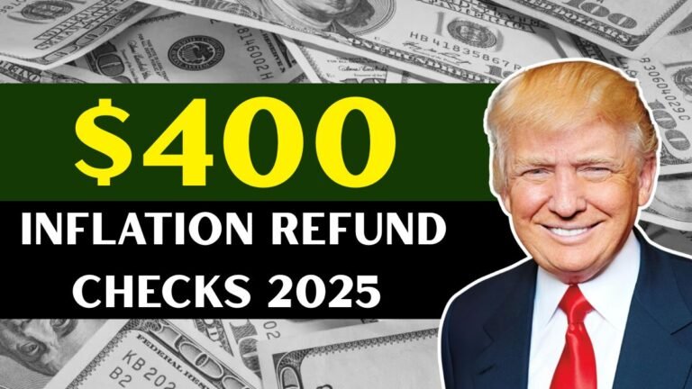 $400 Inflation Refund Checks 2025 For Everyone