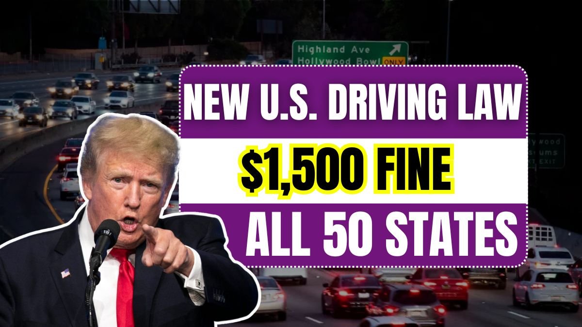 New U.S. Driving Law 2025: All 50 States to Enforce $1,500 Fine Starting Soon